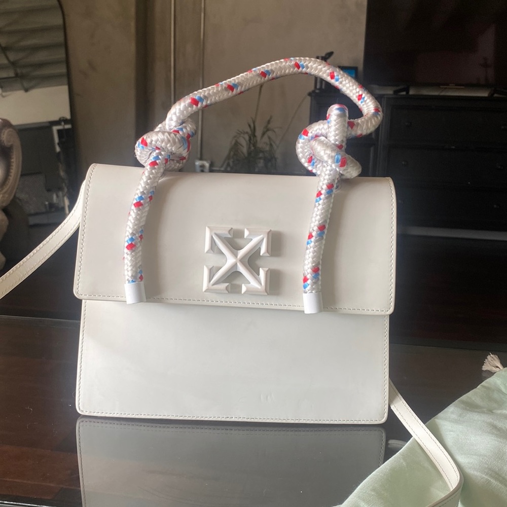 Off-white 2.8 jitney gummy hand bag